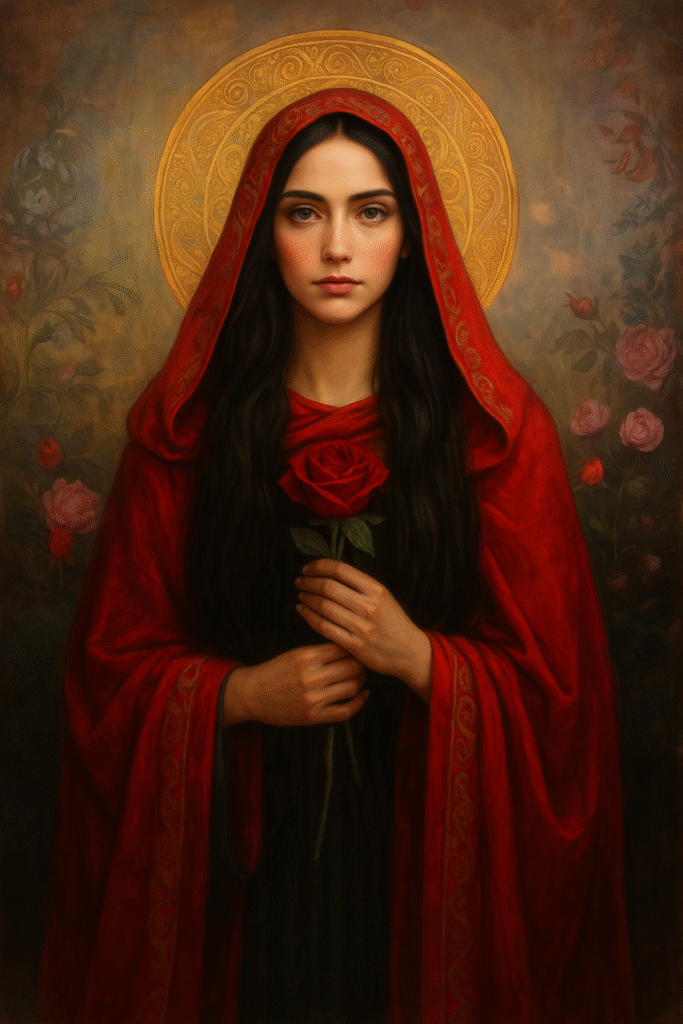 Magdalene With Roses Mary Magdalene as Shabbat of the Soul | Ana Otero | The Desert Rose ...